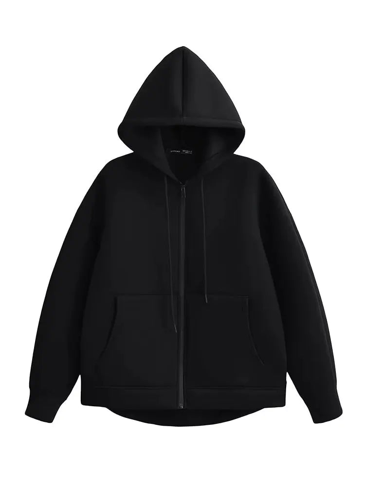 Women's Casual Oversized Hoodie Jacket.