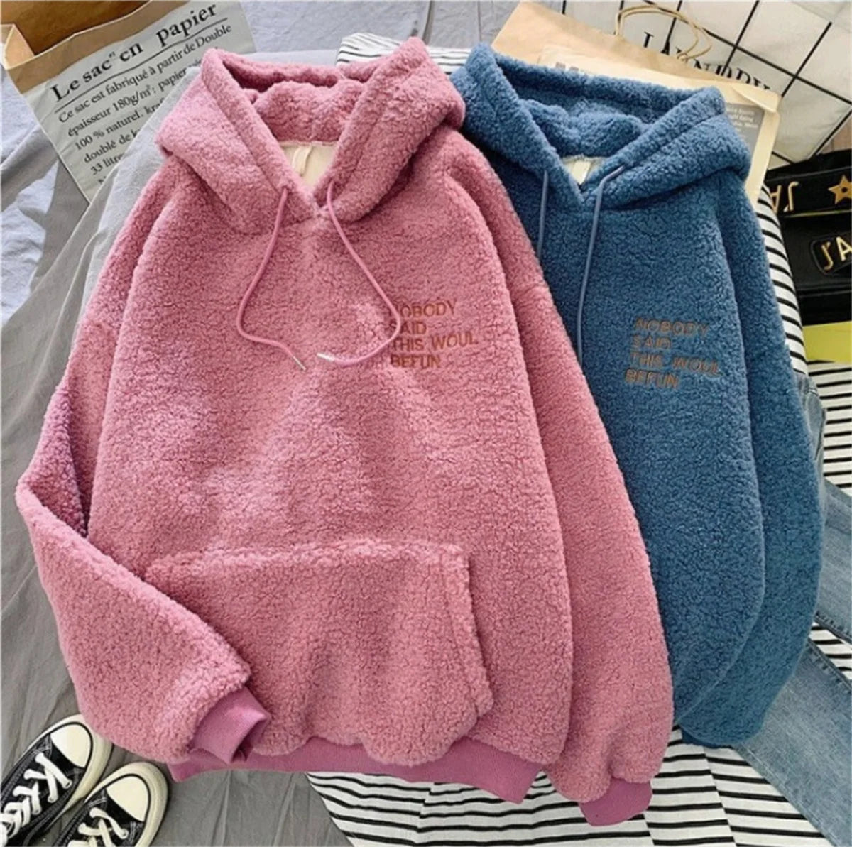 Korean Style Loose Fit Casual Sweatshirt