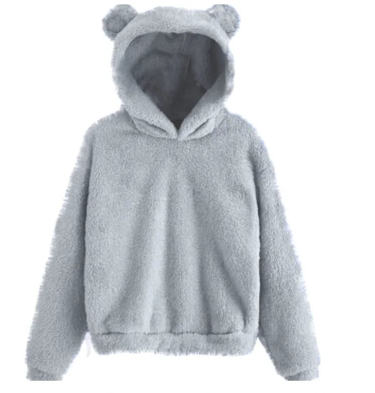Cozy Plush Rabbit Ear Hoodie (Warm & Comfortable)