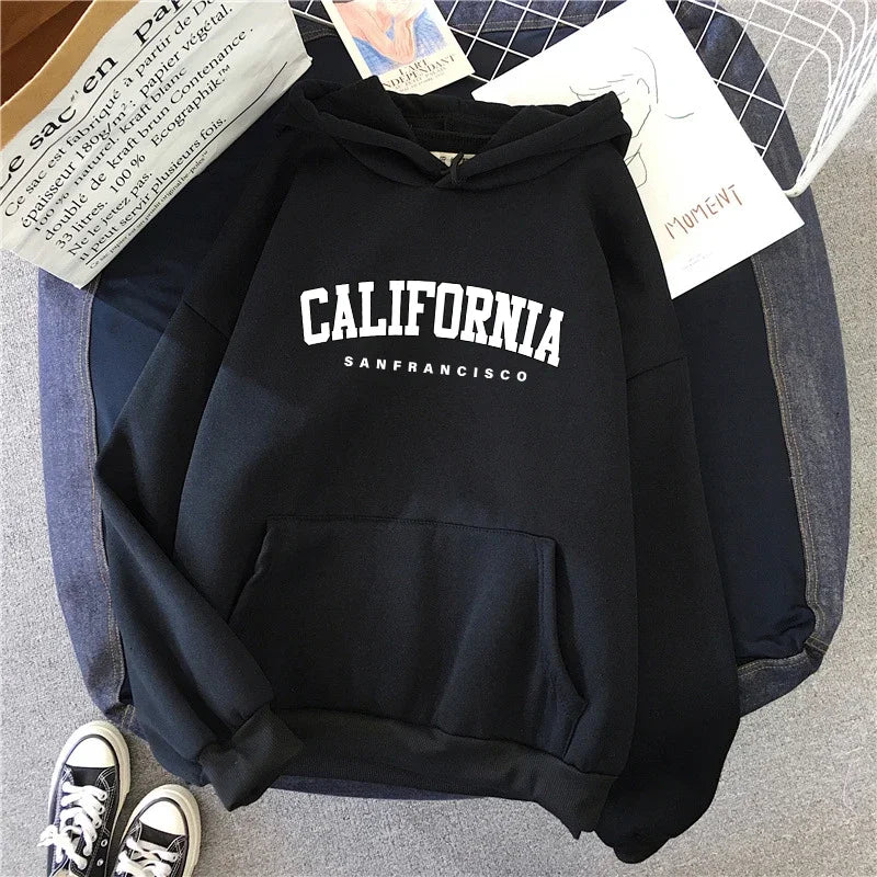 Casual Sporty Hooded Sweatshirt (Autumn/Winter)