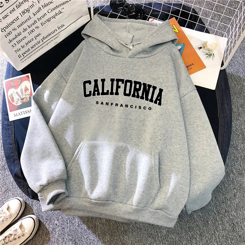 Casual Sporty Hooded Sweatshirt (Autumn/Winter)