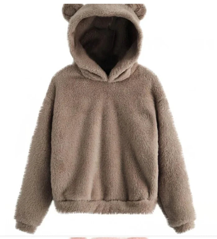 Cozy Plush Rabbit Ear Hoodie (Warm & Comfortable)
