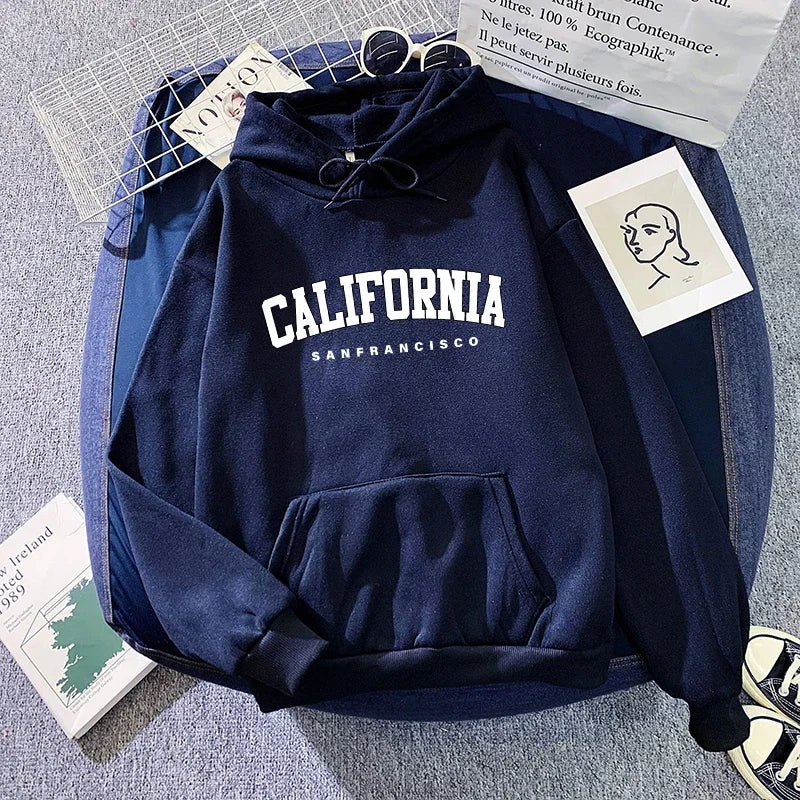 Casual Sporty Hooded Sweatshirt (Autumn/Winter)