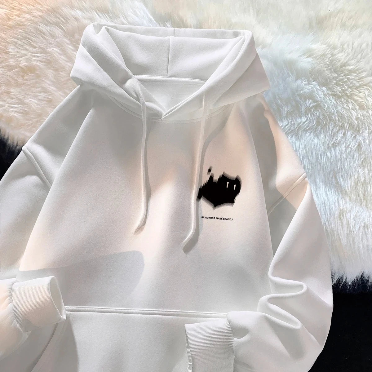 Women's Trendy High Street Print Hoodie (Autumn/Winter)